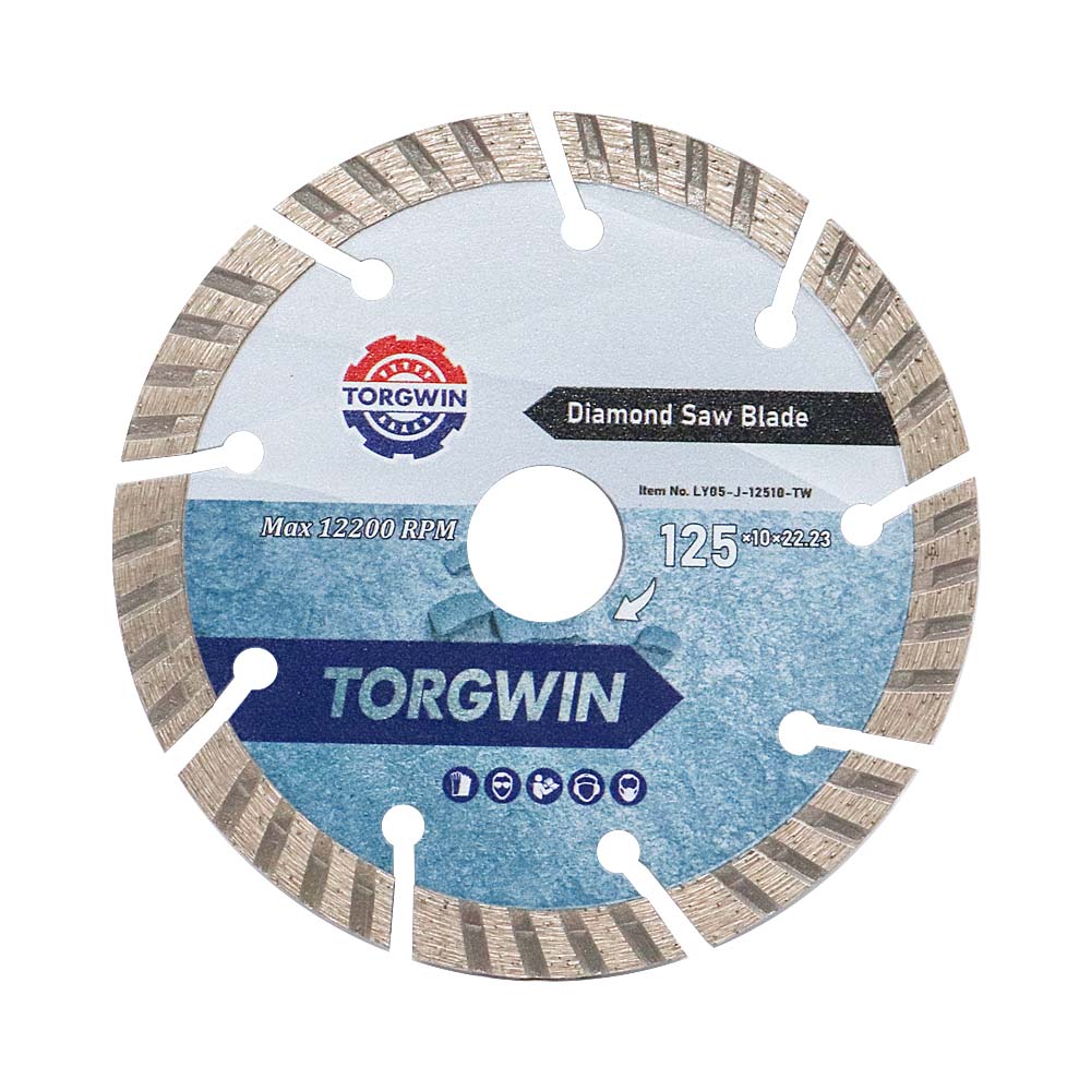 Granit kesme için 125mm segmentli elmas testere bıçağı Granit kesme için 125mm segmentli elmas testere bıçağı